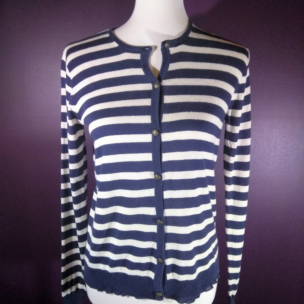 Darling cabi Vintage Spring 2007 Nautical Cardigan - Picture 2 of 6